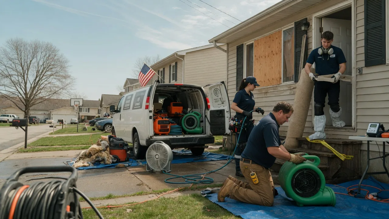 Water Damage Restoration in Shorewood, IL near me